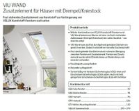 Neues VELUX VIU 0066 Wandelement PK35 (94x95cm) Energie Plus Niedersachsen - Neuschoo Vorschau