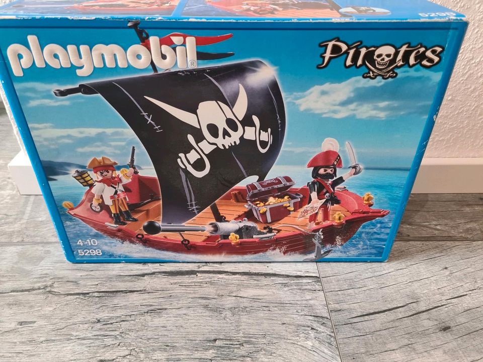 Playmobil 5298 Piratenschiff Boot Piraten Segelschiff in Leopoldshöhe