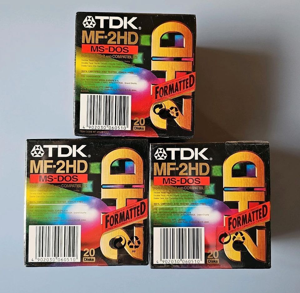 TDK MF-2HD Disketten je in St. Ingbert