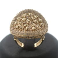 Designer Ring 585 Gold 14 Kt Gelbgoold Zirkonia Damen Goldring Innenstadt - Köln Altstadt Vorschau