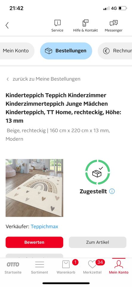 Kinderteppich neu zu verkaufen in Heidelberg