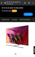 Samsung Q7FNG 55" TV Sachsen - Lohmen Vorschau