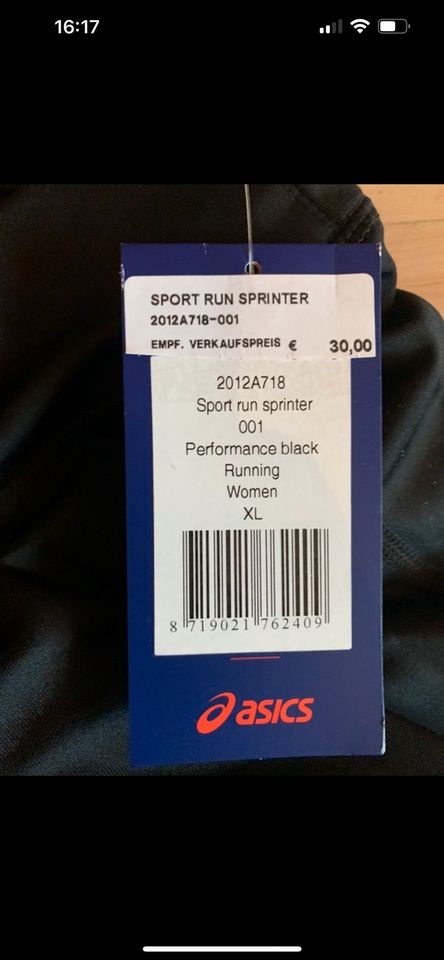 Asics Sporthose Gr. XL neu mit Etikett in Nordenholz