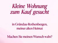 Kleine Wohnung zum Kauf gesucht in Rothenbergen Hessen - Gründau Vorschau