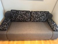 Schlafcouch Sofa grau schwarz Bettkasten, Kissen waschbar 140/200 Nordrhein-Westfalen - Bad Honnef Vorschau