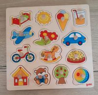 Goki Steckpuzzle Holz, 14 Teile Saarland - Bexbach Vorschau