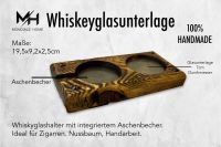 NEU Whiskeyglas Untersetzer & Zigarren Halter & Aschenbecher Holz Dortmund - Dorstfeld Vorschau