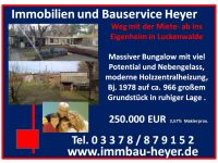 Bungalow in Luckenwalde auf schönem Grundstück,Renovierungsbedarf Brandenburg - Luckenwalde Vorschau