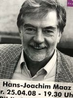 Fankarte Hans Joachim Maaz, berühmter Psychotherapeut Gefühlsstau Sachsen-Anhalt - Halle Vorschau