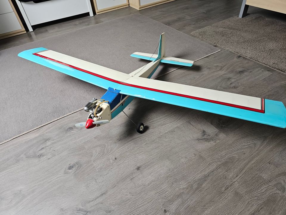 RC Flugzeug "Elektromax" von Graupner mit Verbrenner in Ulm