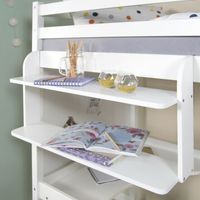 Regal Bücherregal Ablage Einhängeregal Hochbett Holz Weiß VB39€* Sachsen-Anhalt - Magdeburg Vorschau