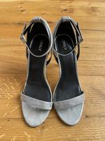 ONLY Highheels / Riemchensandalen in silber, Gr. 39 Schleswig-Holstein - Schieren Vorschau