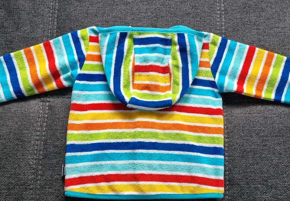 Jako-o Frotteejacke Strand Ringel Streifen Strickjacke Gr. 80/86 in Buxtehude