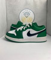 ✅Nike Jordan 1 Low GS Pine Green (Grün/Weiß/Schwarz) 38,5 / 6Y Sachsen - Treuen Vorschau