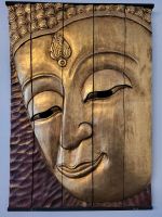 Buddha Wandbild Bild Gold Holz Handarbeit XXL Bayern - Großwallstadt Vorschau