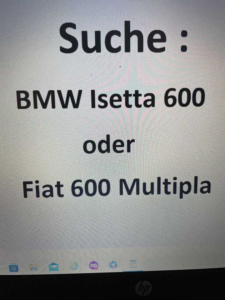 Fiat 600 Multipla oder BMW Isetta 600 in Goslar