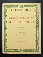 J. Ch. Schickhardt Konzerte f. vier 4 Altblockflöten BC Noten neu München - Untergiesing-Harlaching Vorschau