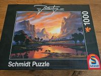 Puzzle "Tal im goldenen Licht" 1000 Teil Bayern - Wehringen Vorschau