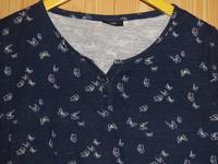 Tunikashirt Schlupfshirt navy mit Schmetterlingen L Bayern - Bamberg Vorschau