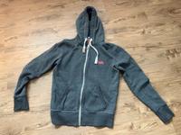 SuperDry Hoodie Zipper - Gr. M - grau Niedersachsen - Elsfleth Vorschau