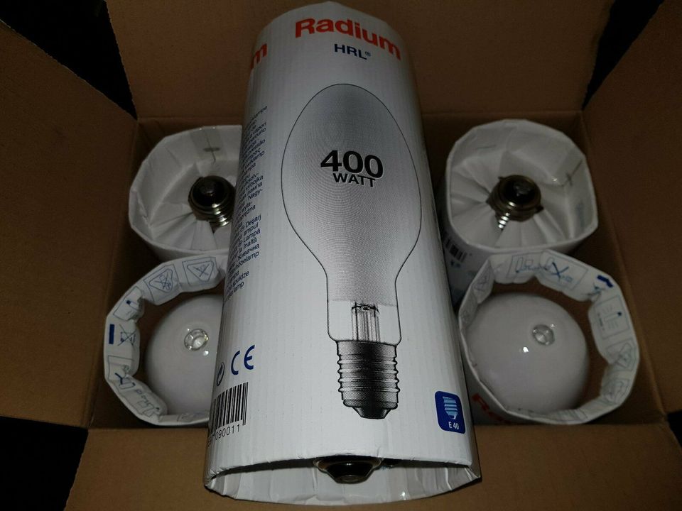 NEU Radium HRL 400W E40 Quecksilberdampf Hochdrucklampe Glühbirne in Burkhardtsdorf