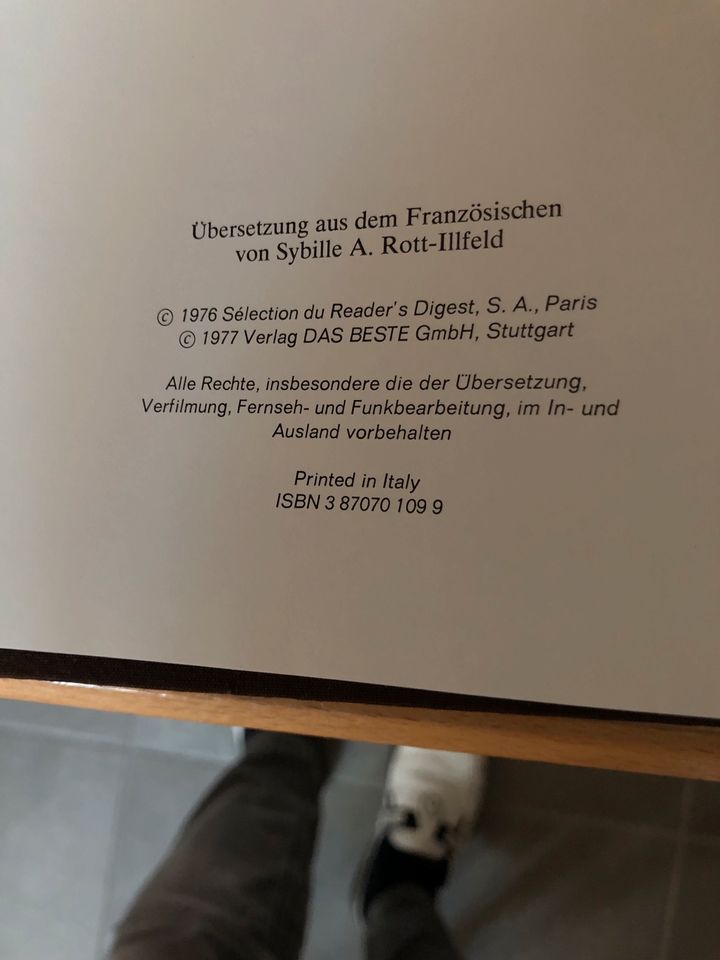 Bildband Die letzten Geheimnisse unserer Welt 1977 in Arzbach