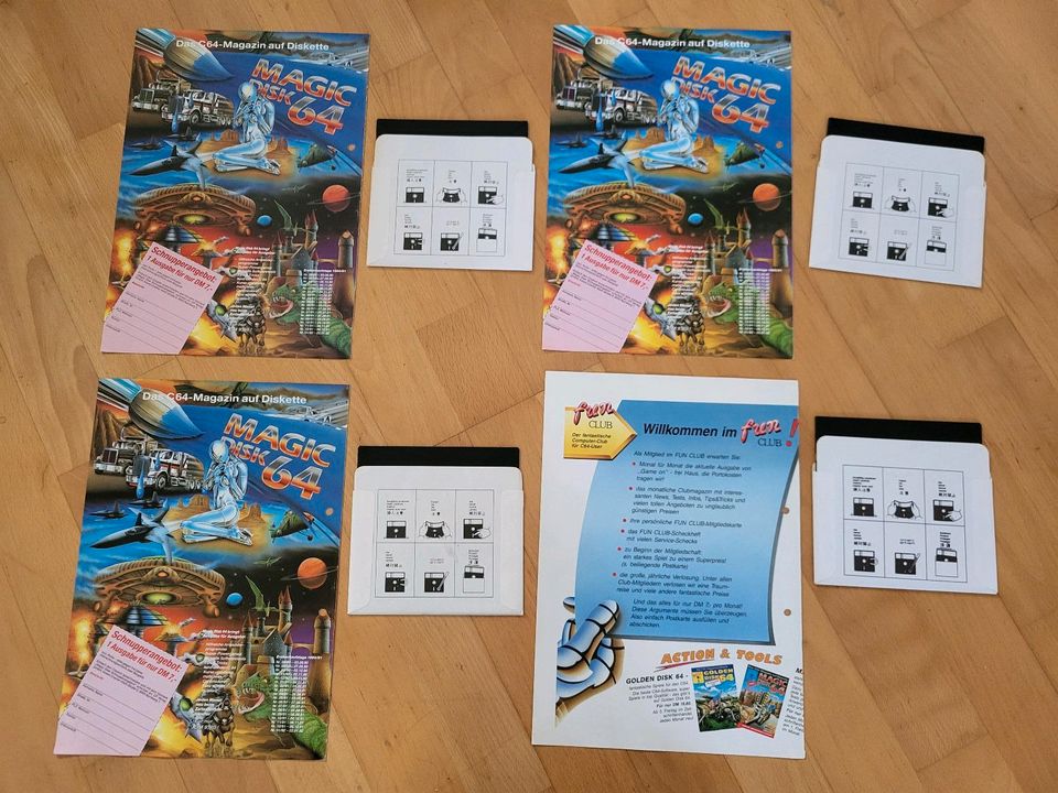 Game on,  C64 Spiele Magazin auf Diskette 1988 - 1992 in Jever