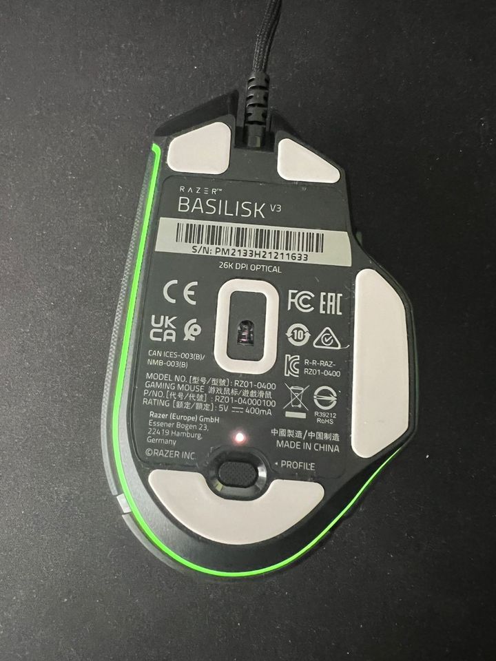 Razer Basilisk V3 Gaming Maus - Kabelgebunden in Misselwarden