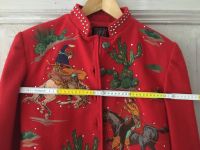 Western Vintage Jacke Gordon & James rot Small 36 Hessen - Kassel Vorschau