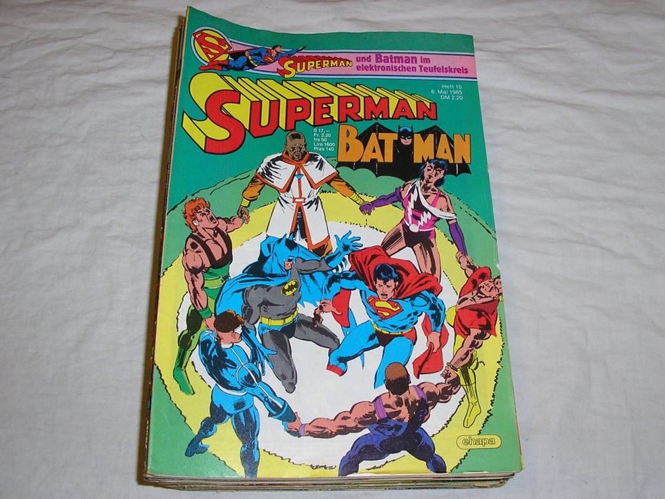 59 x Superman / Batman 1977 1978 1979 1980 1981 1982 1984 1985 in Solingen