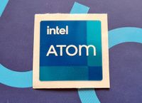 Intel Atom Aufkleber Sticker Mini PC Case Gehäuse Laptop Notebook Sachsen - Chemnitz Vorschau