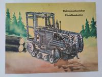 DDR Elektromechanischer Metallbaukasten, VEB Metallsp. Burgstädt Brandenburg - Welzow Vorschau