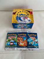 Pokemon Basis Base Set 1. Edition Display Glurak Turtok Booster Baden-Württemberg - Kehl Vorschau