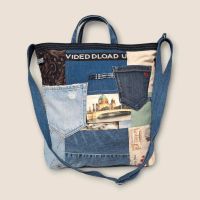 Jeanstasche Shopper Tasche Upcycling Unikat handmade Berlin - Hellersdorf Vorschau