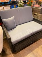 Polyrattan Lounge-Sofa Gartensofa Gartenliege 2-Sitzer mit Kissen Niedersachsen - Oldenburg Vorschau