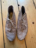 geflochtene Halbschuhe * Leder * rose * Frühling Eimsbüttel - Hamburg Eimsbüttel (Stadtteil) Vorschau