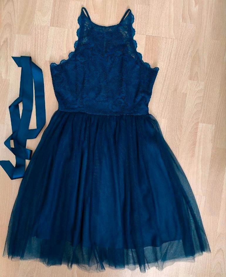 Fest Kleid Party Gr. 38 blau neu in Warendorf