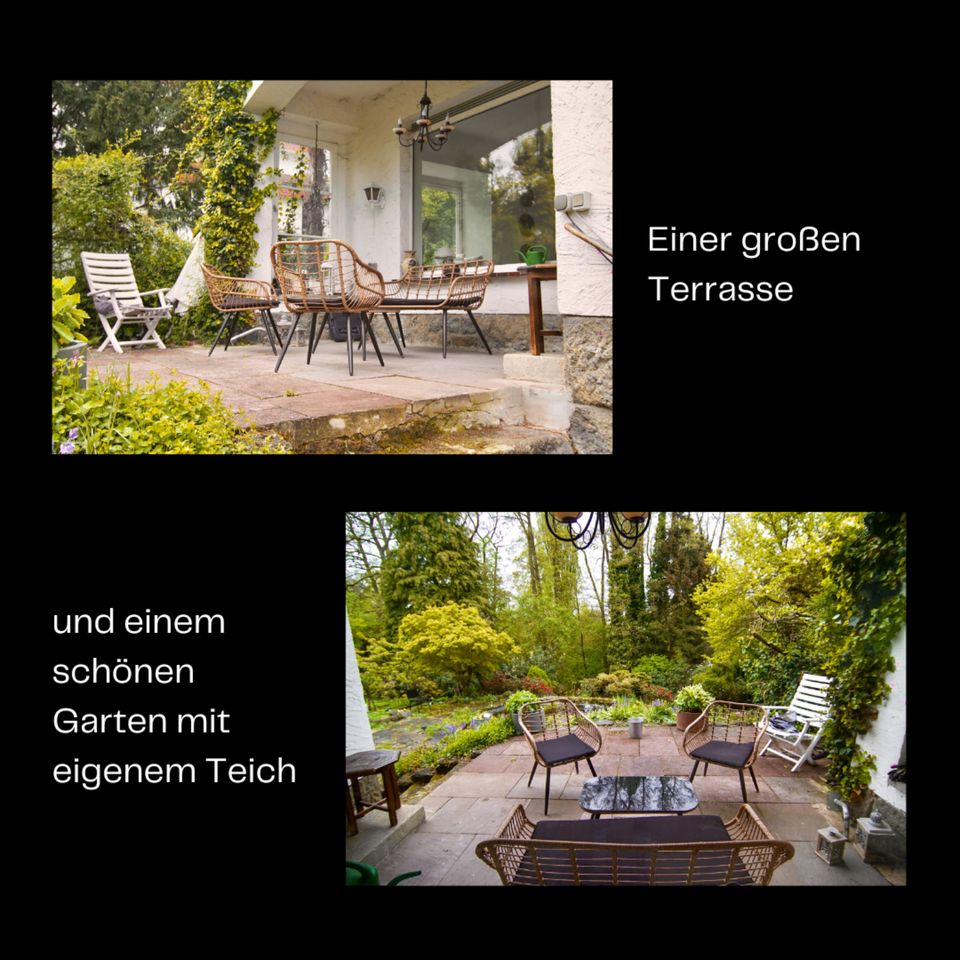 Möblierte Wohnung mit Reinigung und Gärtner in Bad Wilhelmshöhe in Kassel