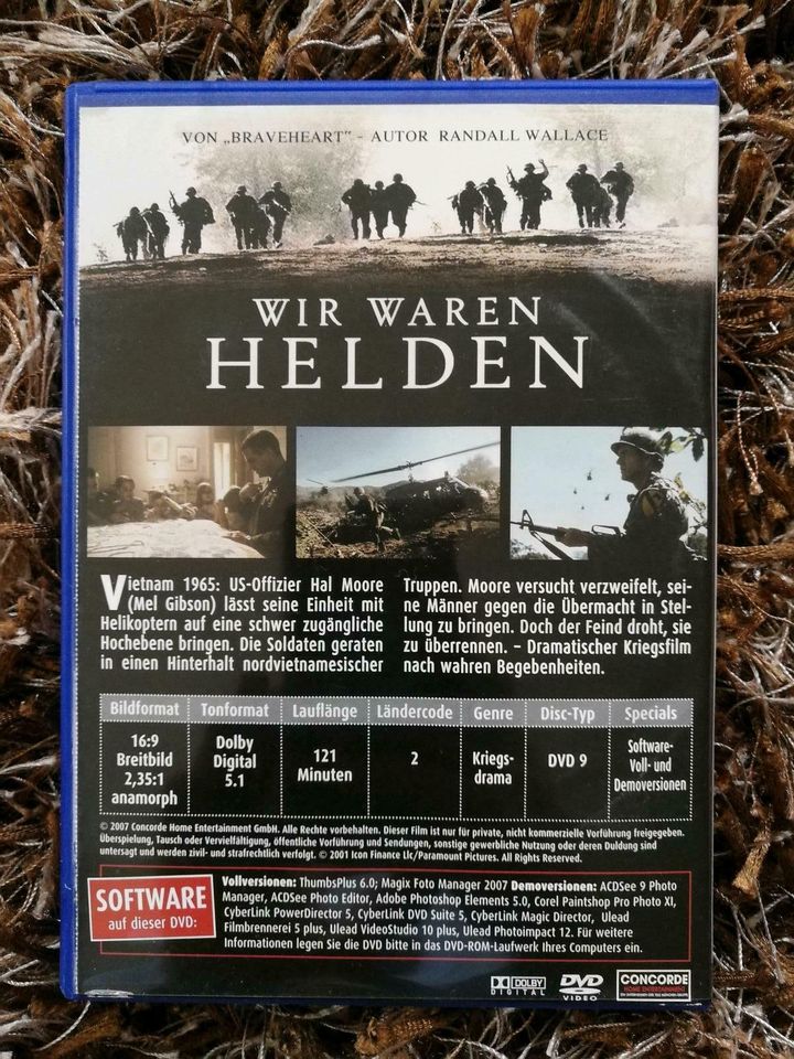 Wir waren Helden DVD Krieg Action Armee Soldaten Mel Gibson in Gießen
