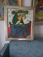 Original Ölgemälde nach Picasso gerahmt 61x71 cm Gröpelingen - Gröpelingen Vorschau