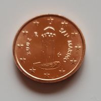 San Marino 2002 - 1 Cent Kursmünze, unzirkuliert Niedersachsen - Leiferde Vorschau