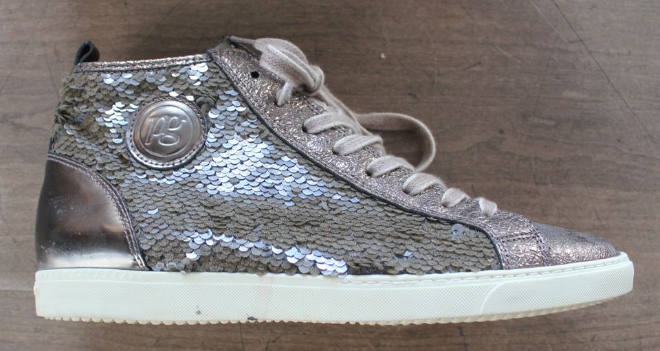 Sneaker Pailletten von Paul Green Gr. 39 metallic in Bamberg