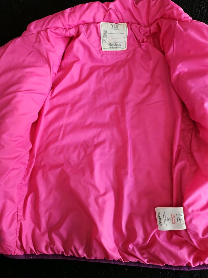 Playshoes leichte Steppjacke pink - Gr. 128 in Neuss