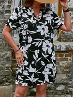 Kleid schwarz weiss Sommer 4 xl xxxxl neu Hessen - Gründau Vorschau