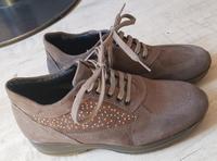 Damenschuhe Gr. 38 braun Made in Italy Sneaker Freizeitschuhe Hessen - Riedstadt Vorschau