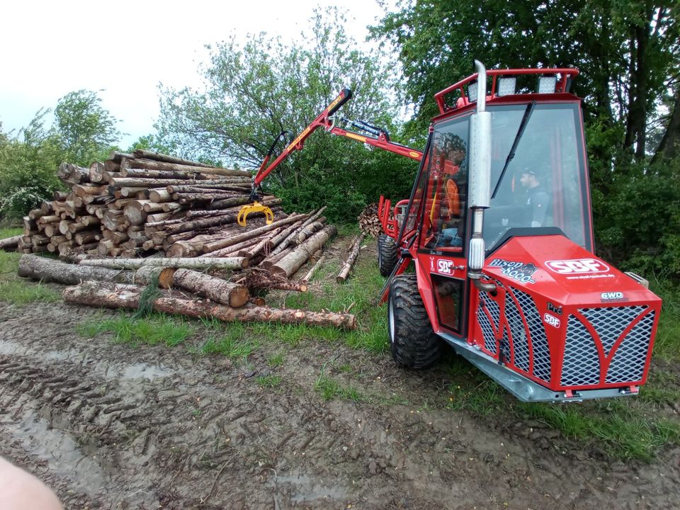 Kranman Bison 8.000 Forwarder Rückezug Forstkran - 2,0to Last SBF in Brockscheid