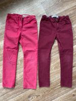 2 Skinnyjeans rot und  pink in Gr. 116 Bremen - Schwachhausen Vorschau