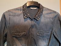 ONLY Jeans-Hemd grau Perlen Gr. 38 Bayern - Haßfurt Vorschau