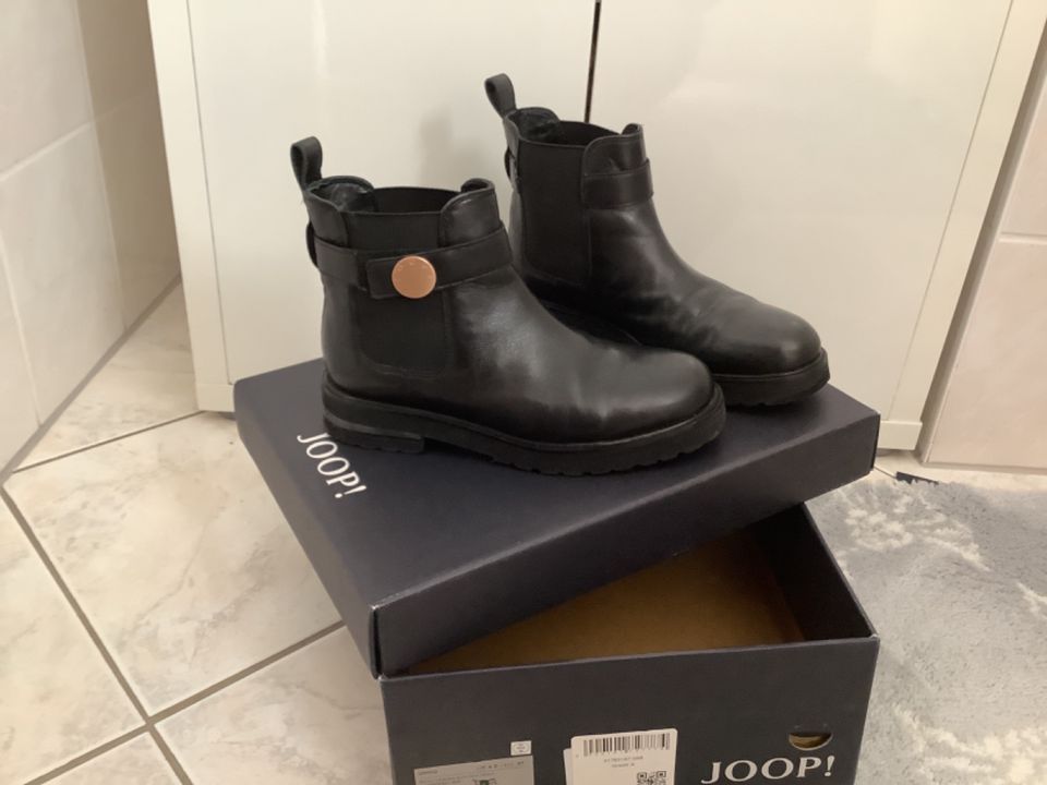 Verkaufe schwarze Damen Joop Chelsea Boot Gr. 37/4,5, 15€ in Cottbus