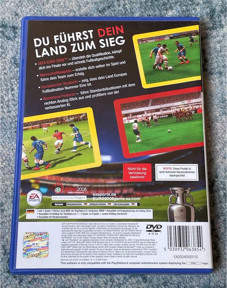 Euro 2008, PS2 Spiel in Bodenfelde